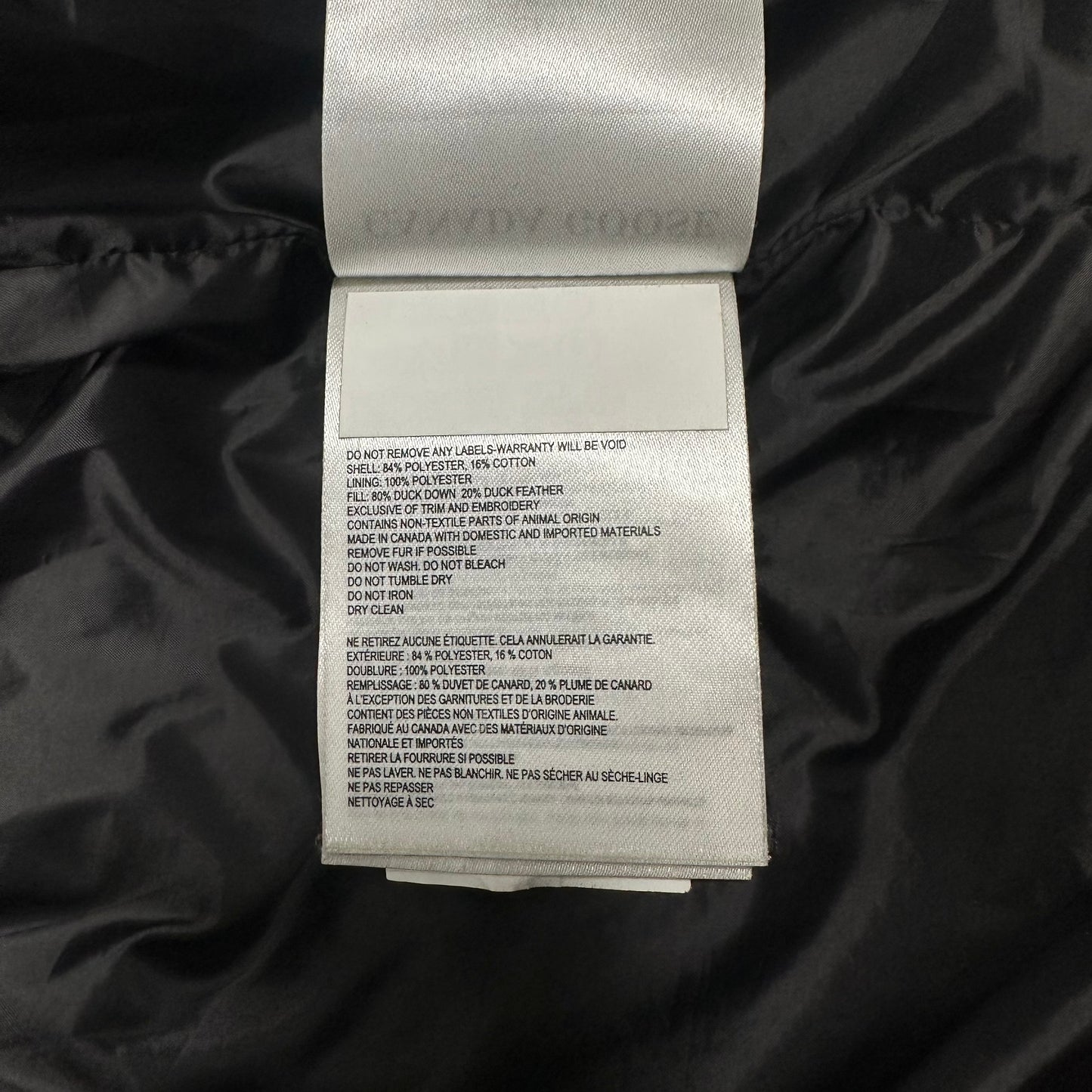 Wyndham Parka Heritage - Black M (Pre Owned) | Canada Goose