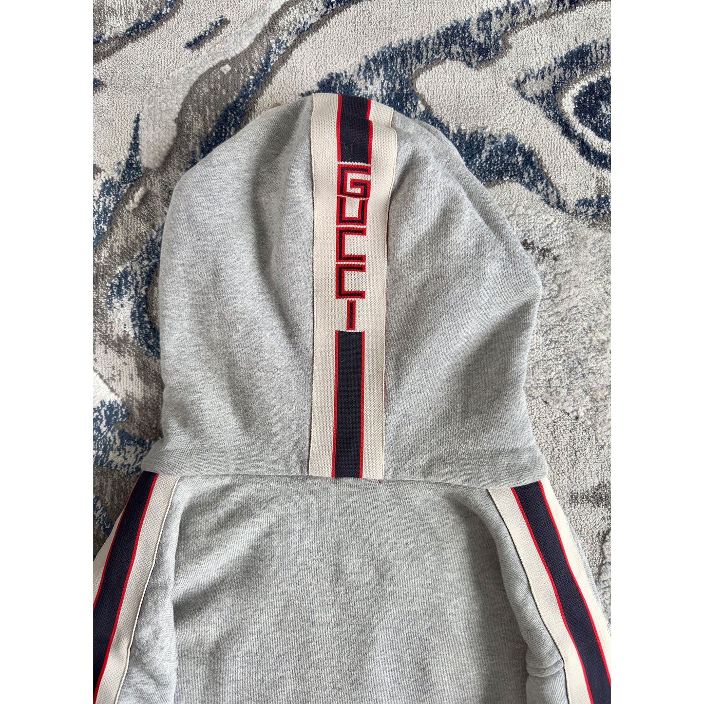 Gucci Stripe Zip-Up Hoodie