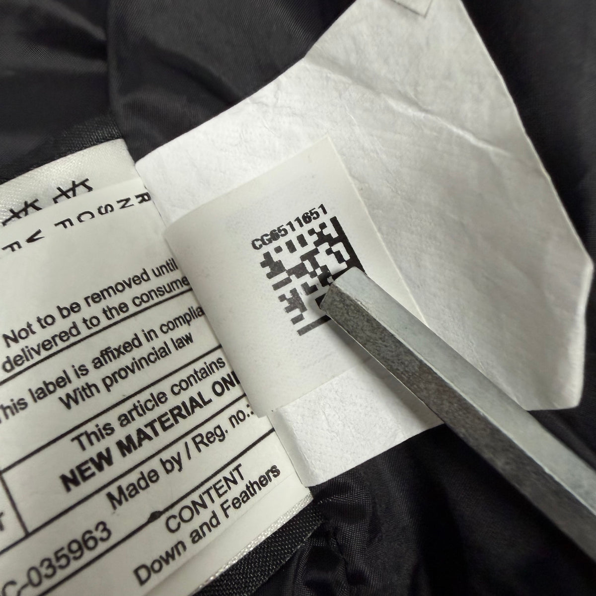 Wyndham Parka Heritage Black Label - Black Large (Pre Owned) | Canada Goose