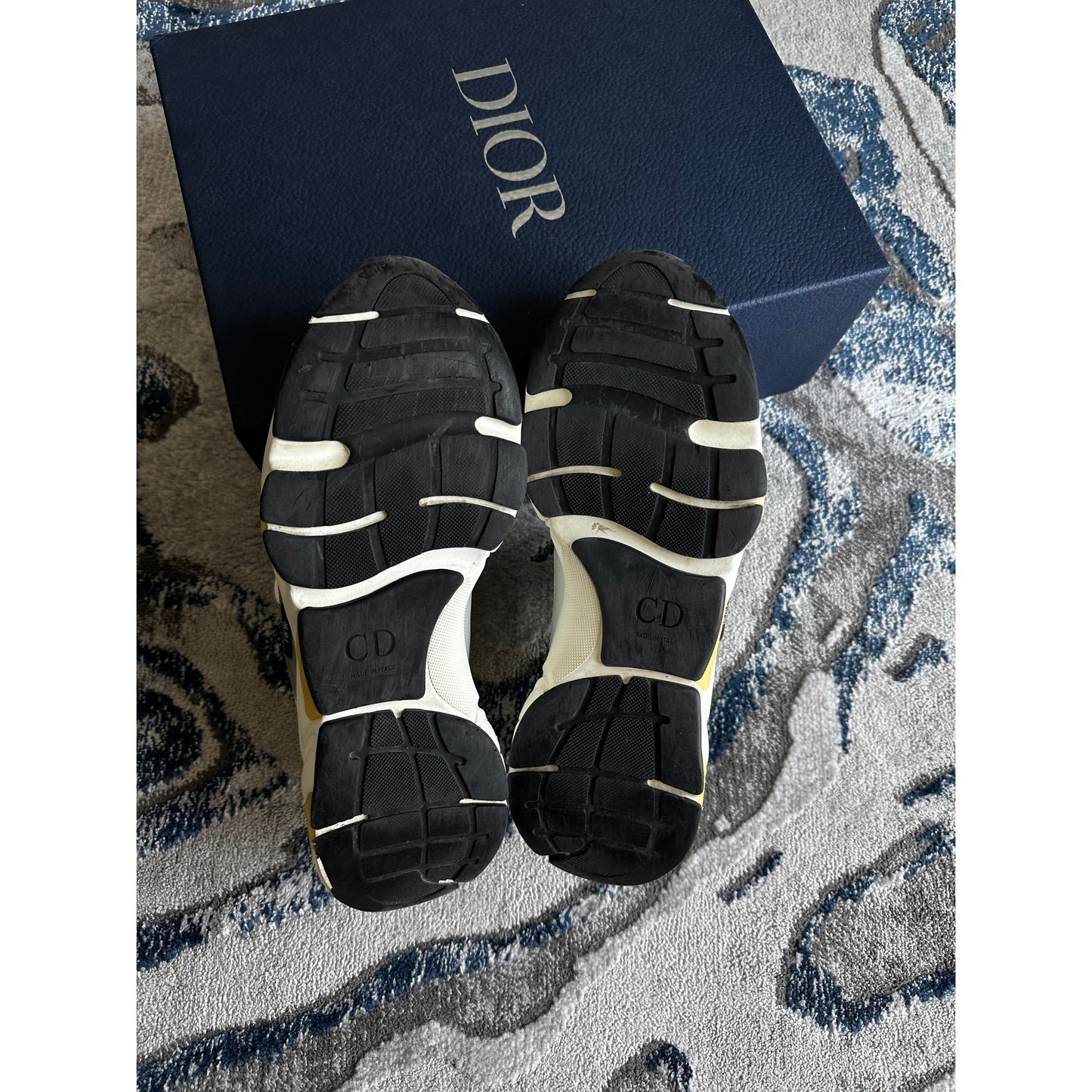 Dior B22 White Grey Reflective