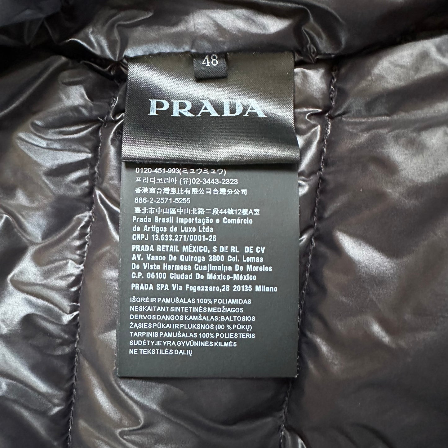 Prada Milano Down Jacket