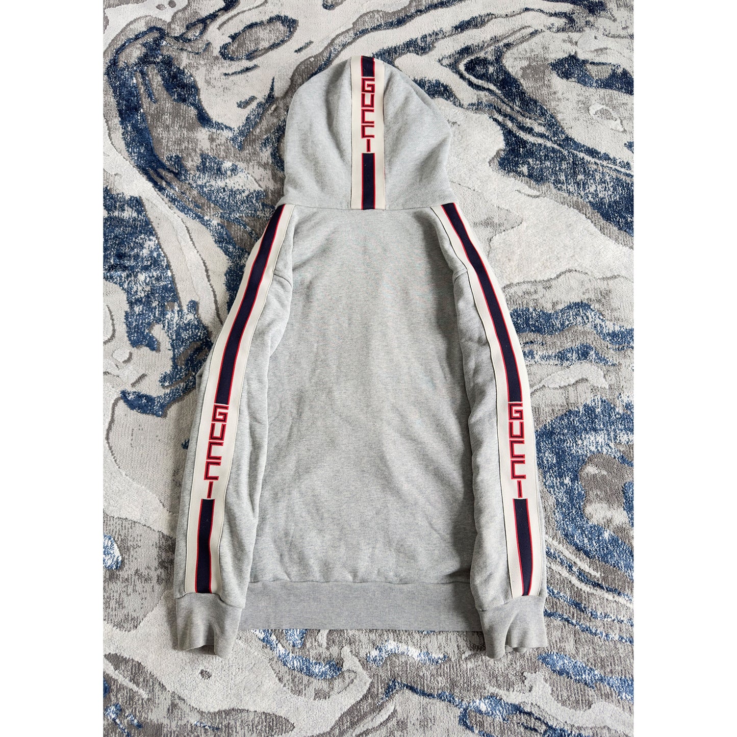 Gucci Stripe Zip-Up Hoodie