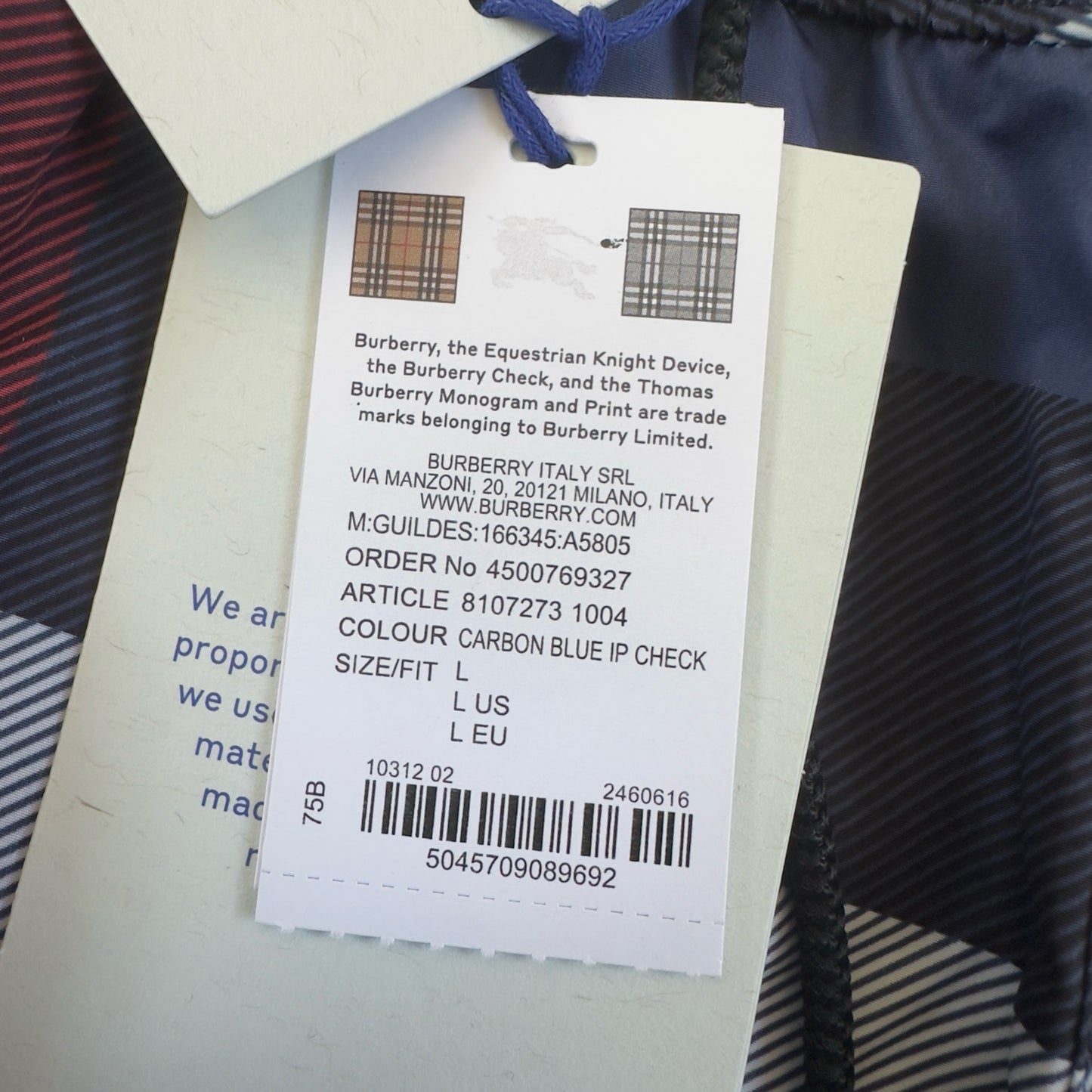 Burberry Check Swim Shorts