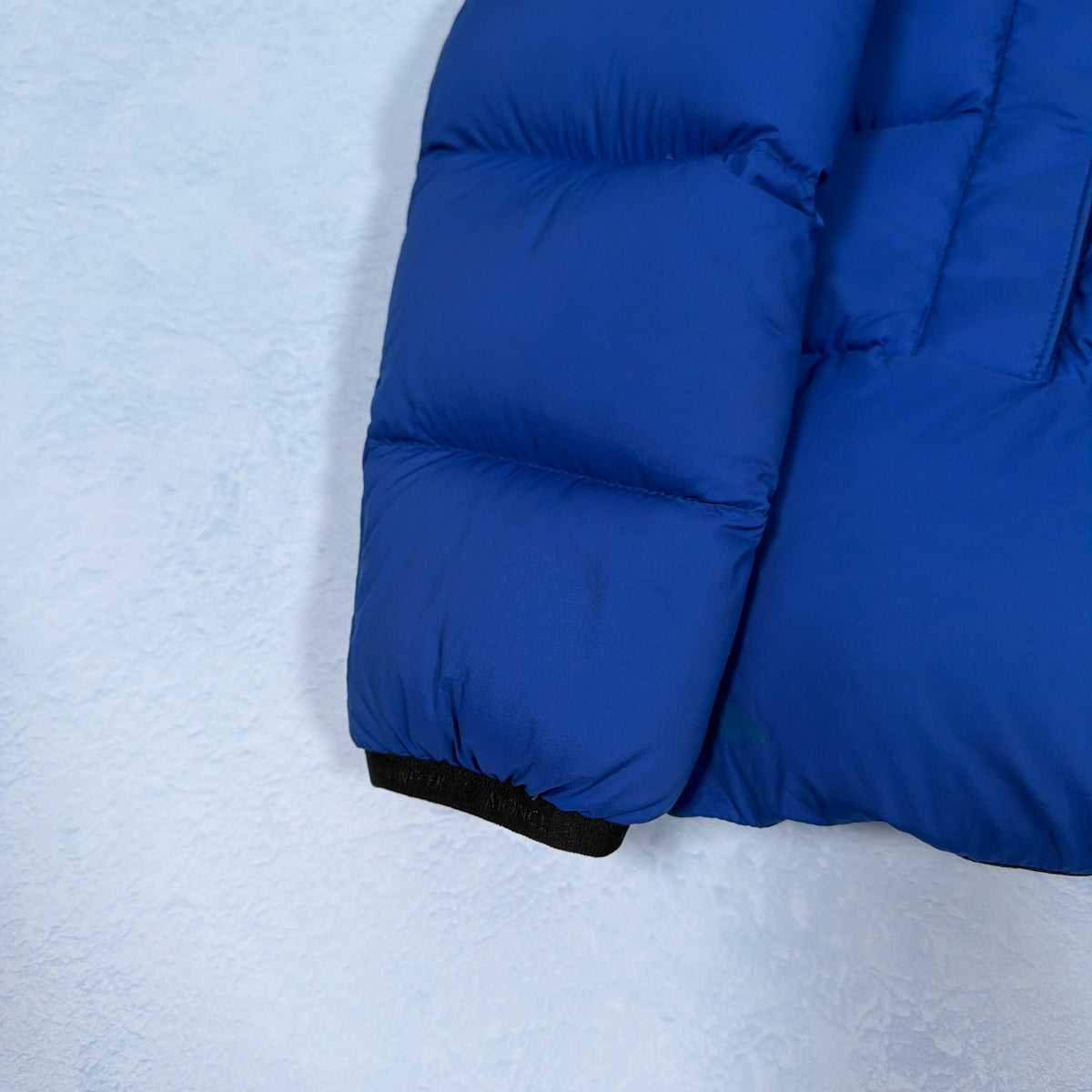 Wilms Down Jacket Black Badge - Blue Small (Pre-Owned) | Moncler