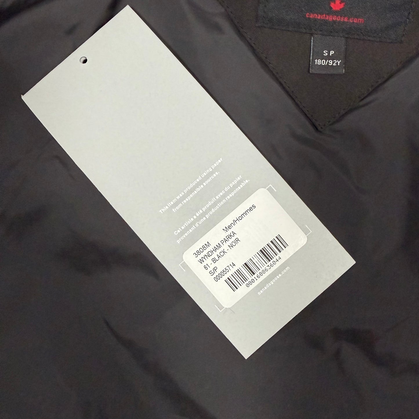 Wyndham Parka Heritage - Black S (Pre Owned) | Canada Goose