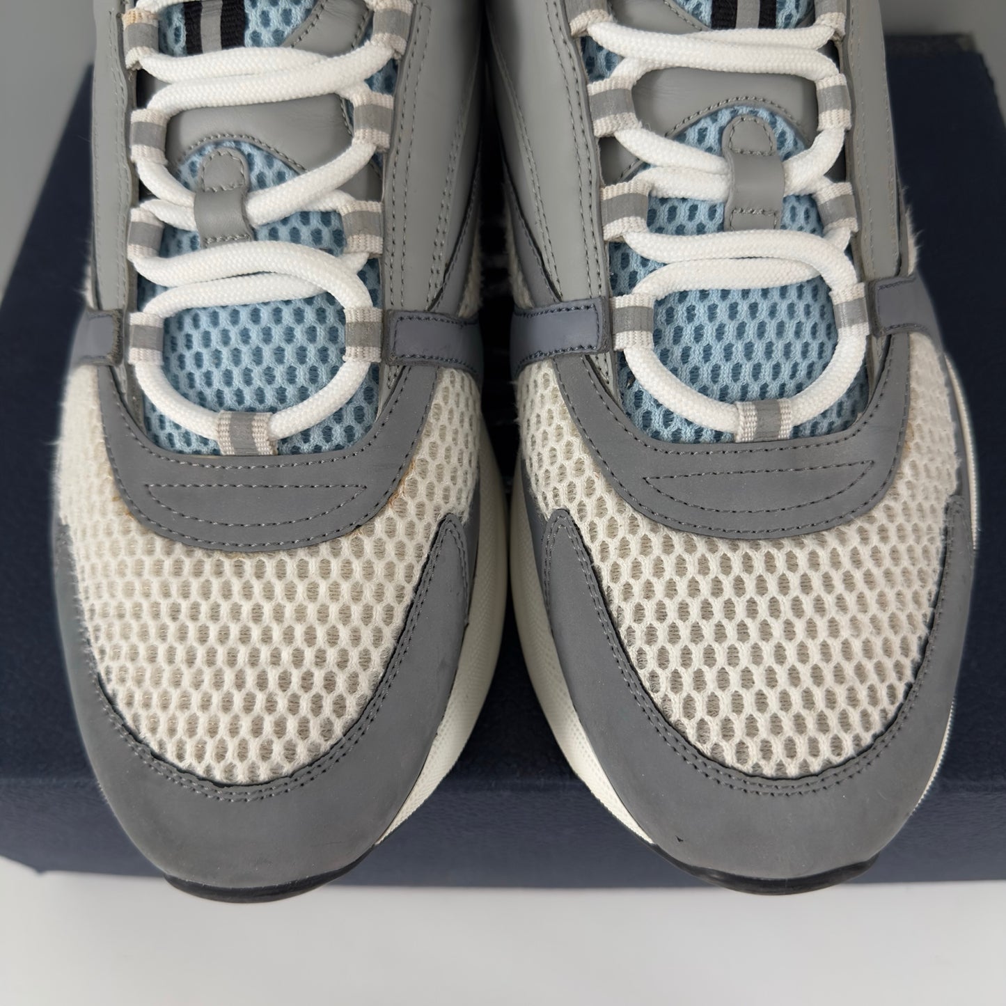 Dior B22 Trainers - White Blue UK 11