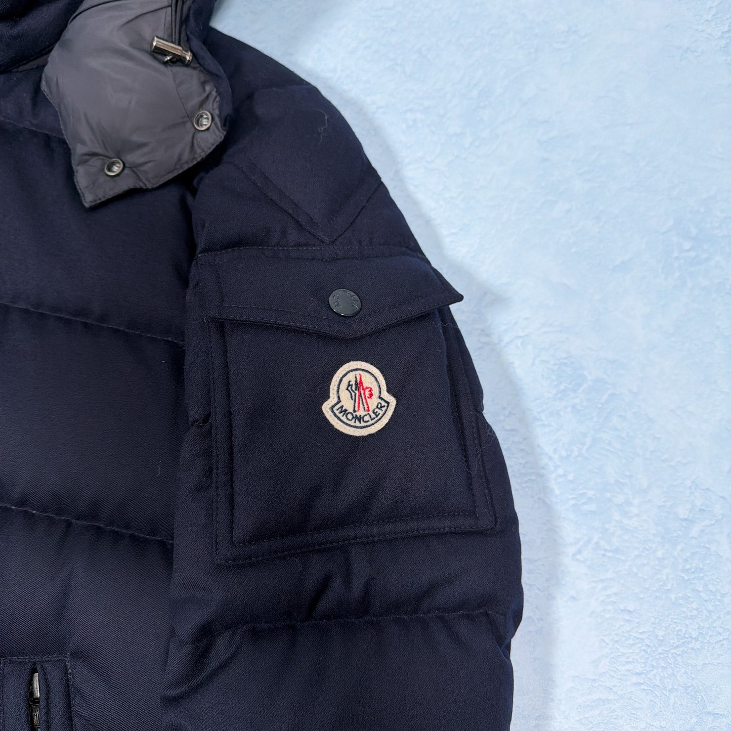 Montgenevre Down Jacket - Navy XS (Pre Owned) | Moncler