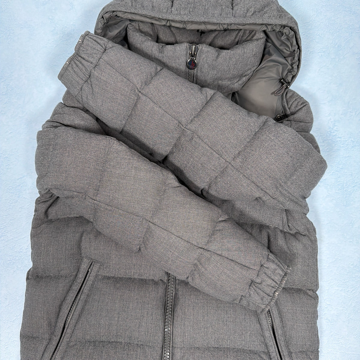Montgenevre Down Jacket - Grey S/M (Pre Owned) | Moncler