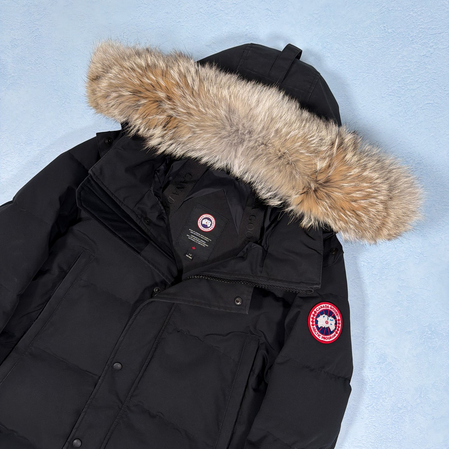 Wyndham Parka - Black Large (Pre Owned) | Canada Goose