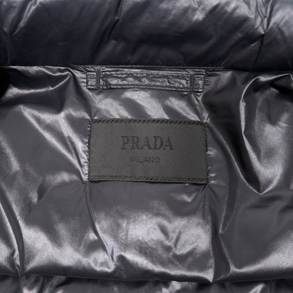 Prada Milano Down Jacket - Black Small (Pre Owned)