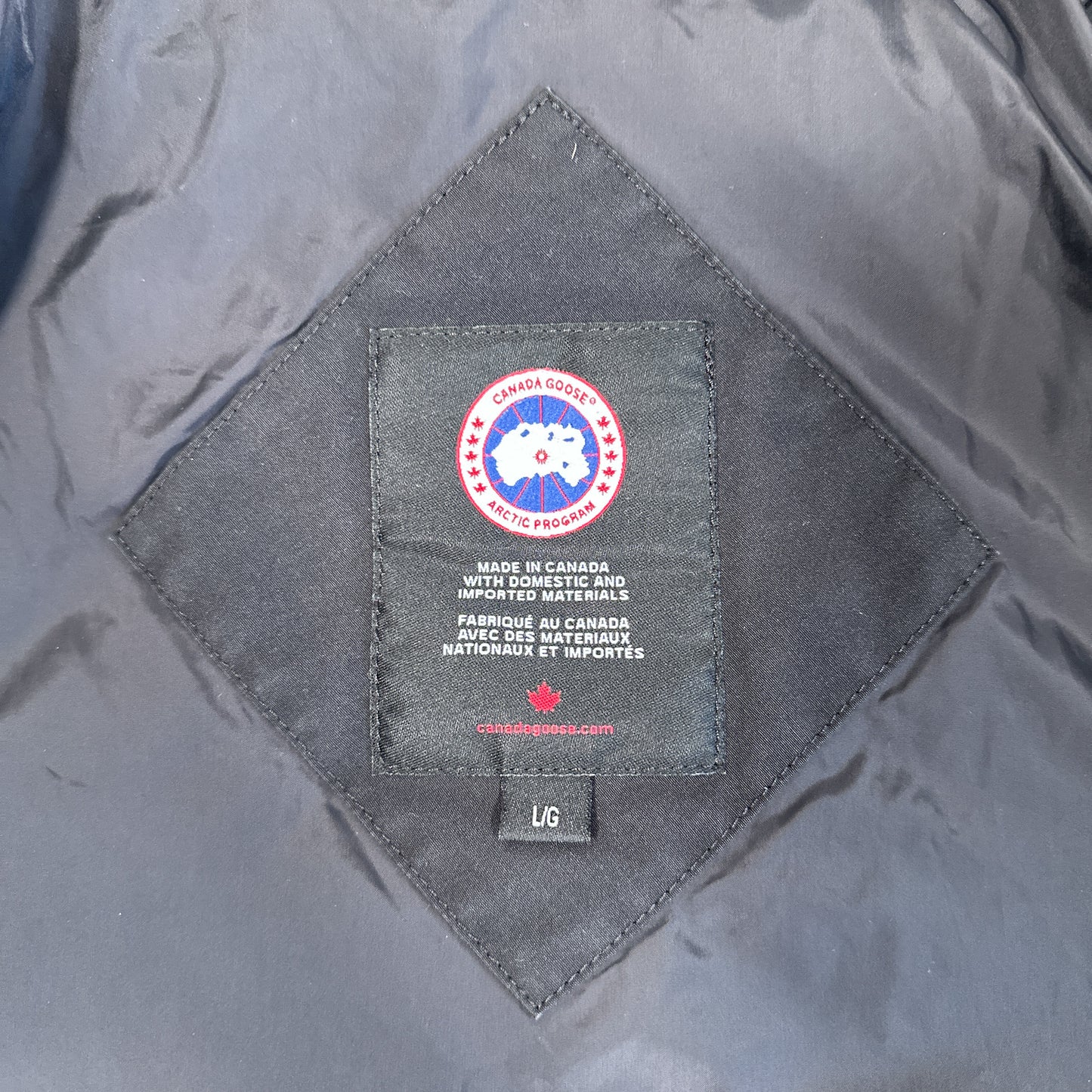 Wyndham Parka Heritage - Black L (Pre Owned) | Canada Goose