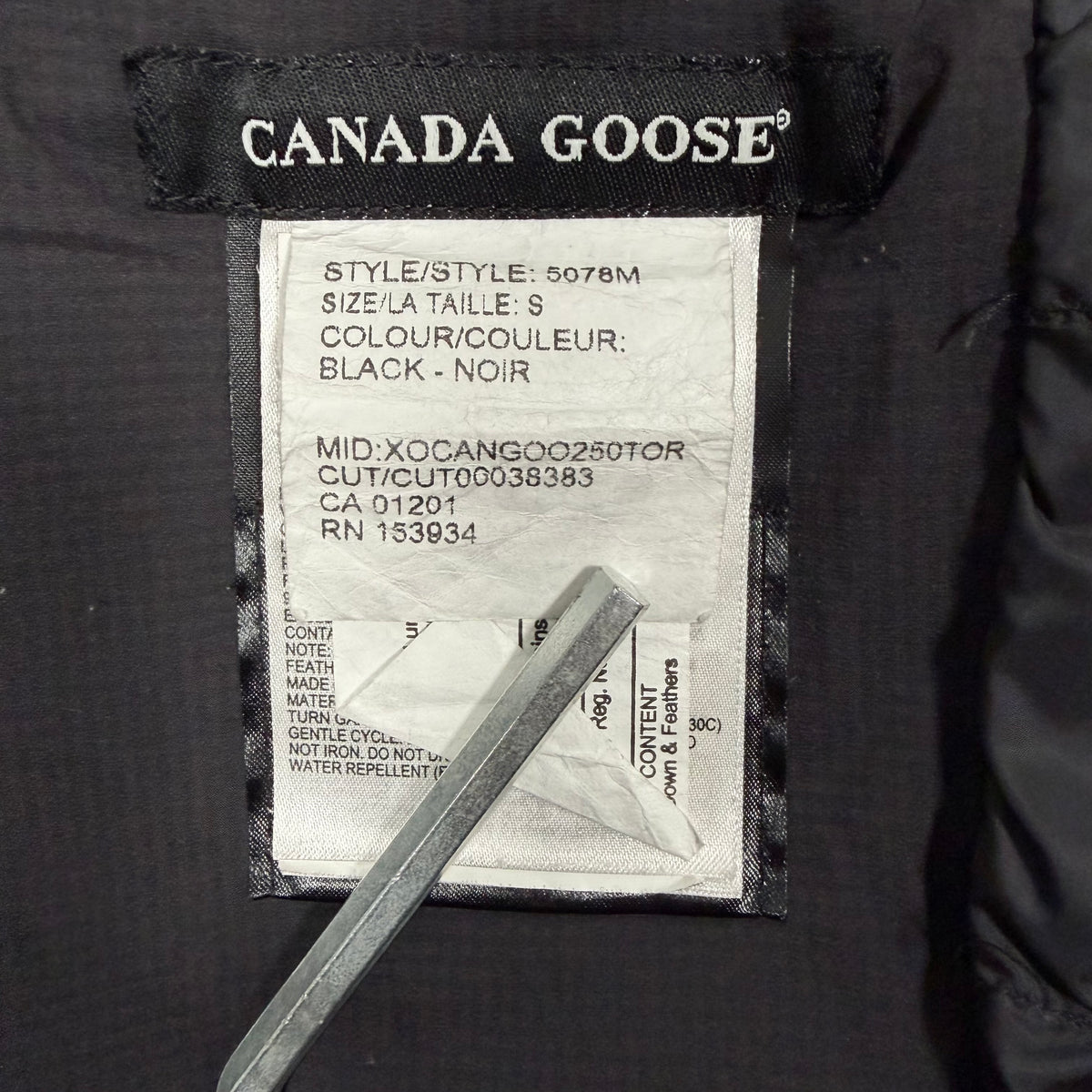 Lodge Hoody - Black Small (Pre Owned) | Canada Goose