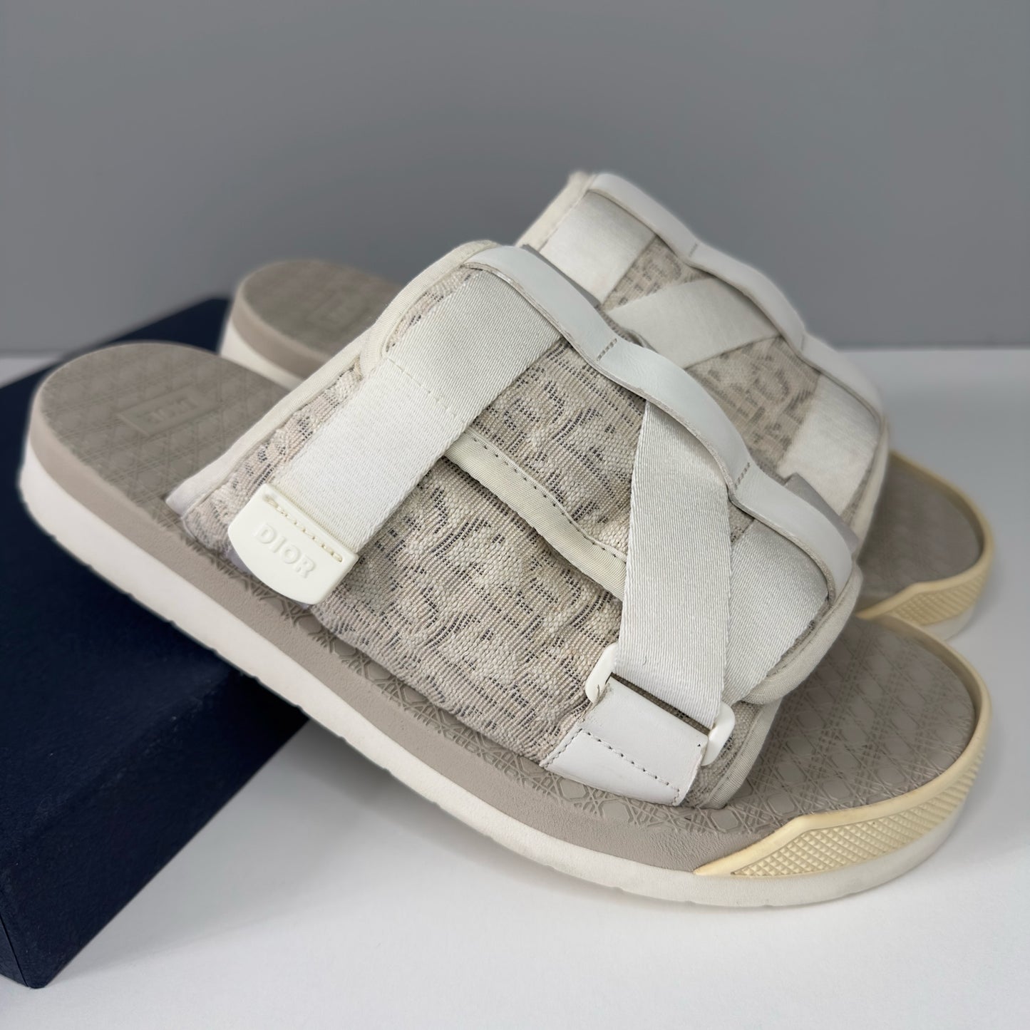Dior Alpha Sliders - UK 9 Beige