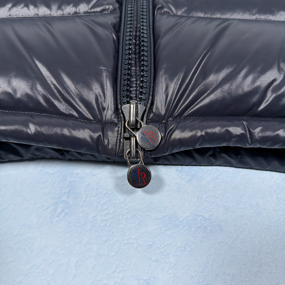 Maya Down Jacket - Navy S/M (Pre Owned) | Moncler