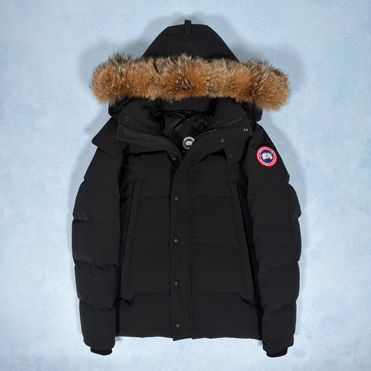 Wyndham Parka Heritage - Black Medium (Pre Owned) | Canada Goose