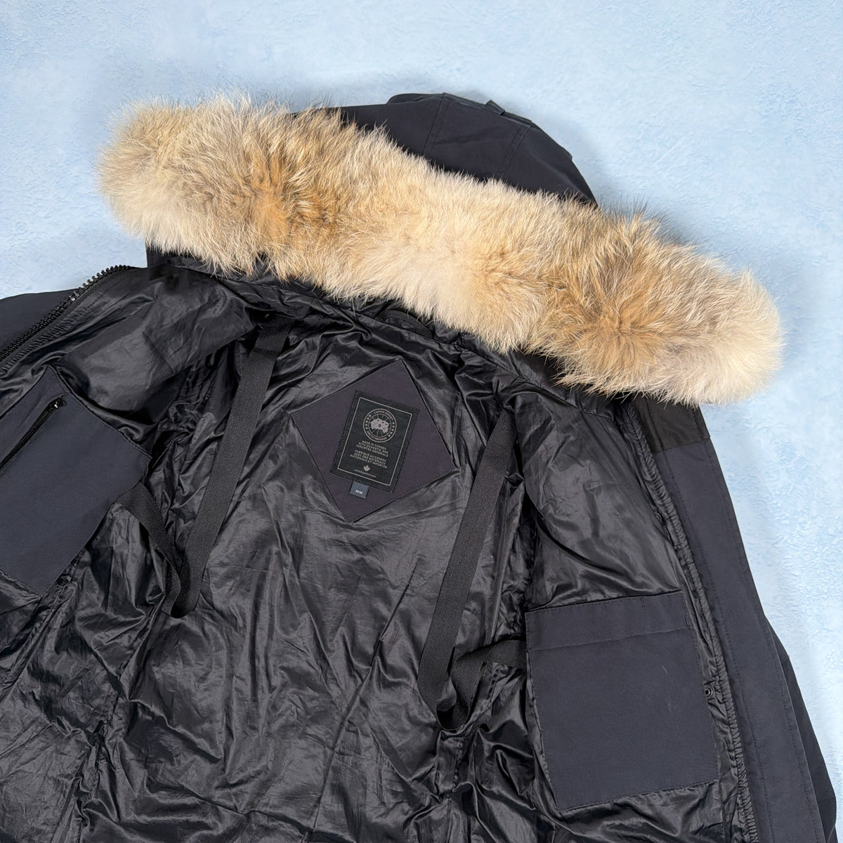 Shelburne Parka Heritage - Navy Black Label Medium (Pre Owned) | Canada Goose