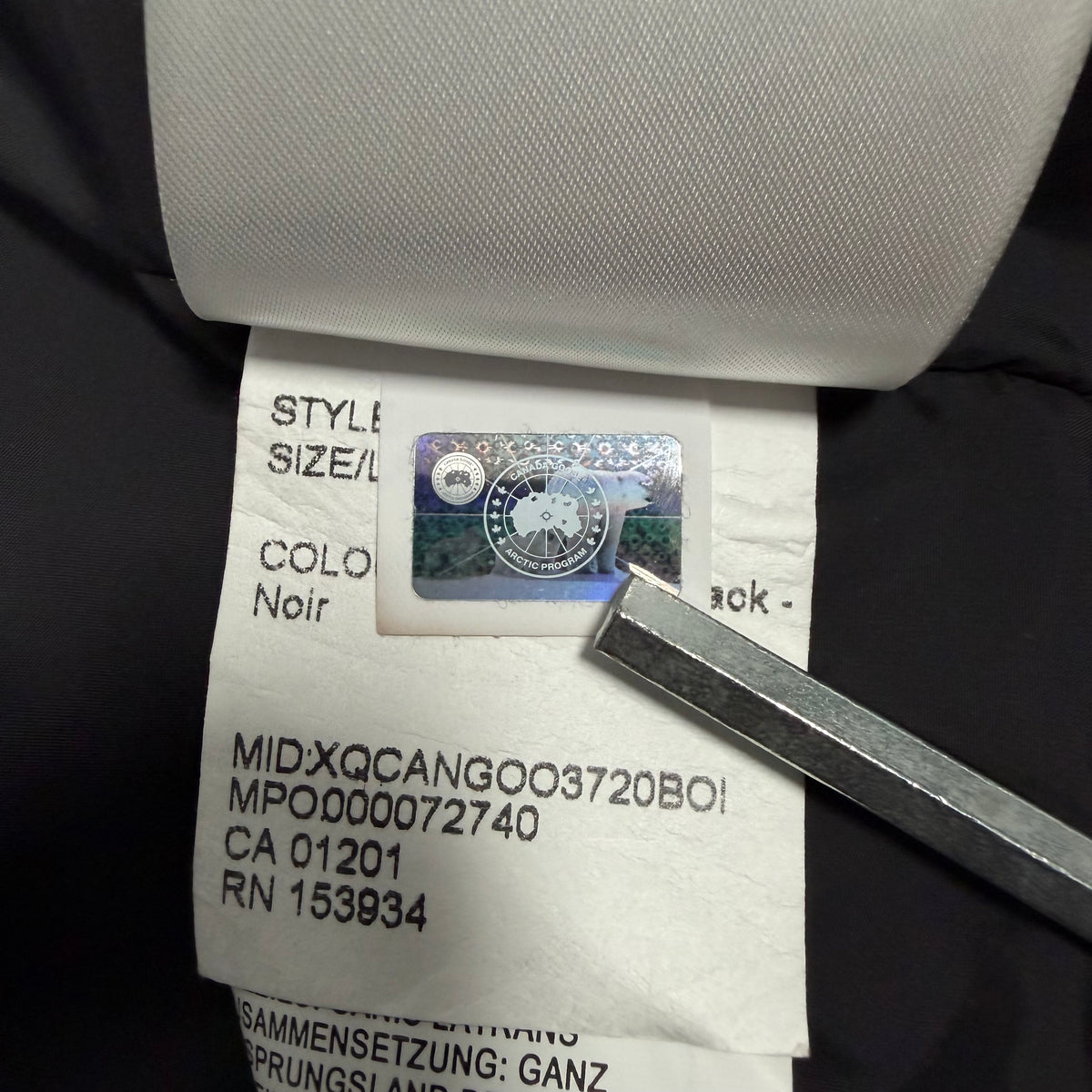 Wyndham Parka Heritage - Black XL (Pre Owned) | Canada Goose
