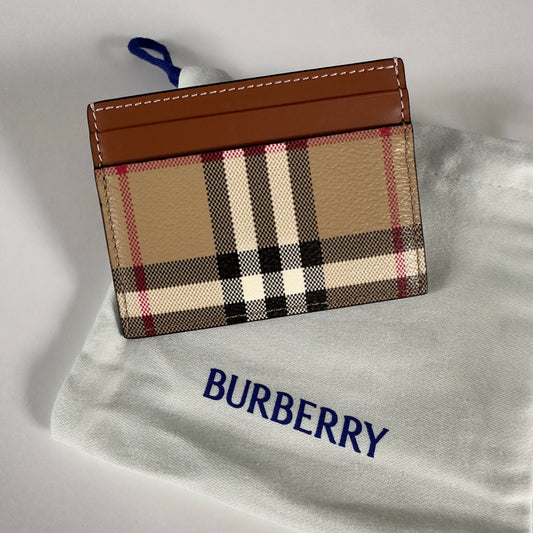 Burberry Check Card Holder