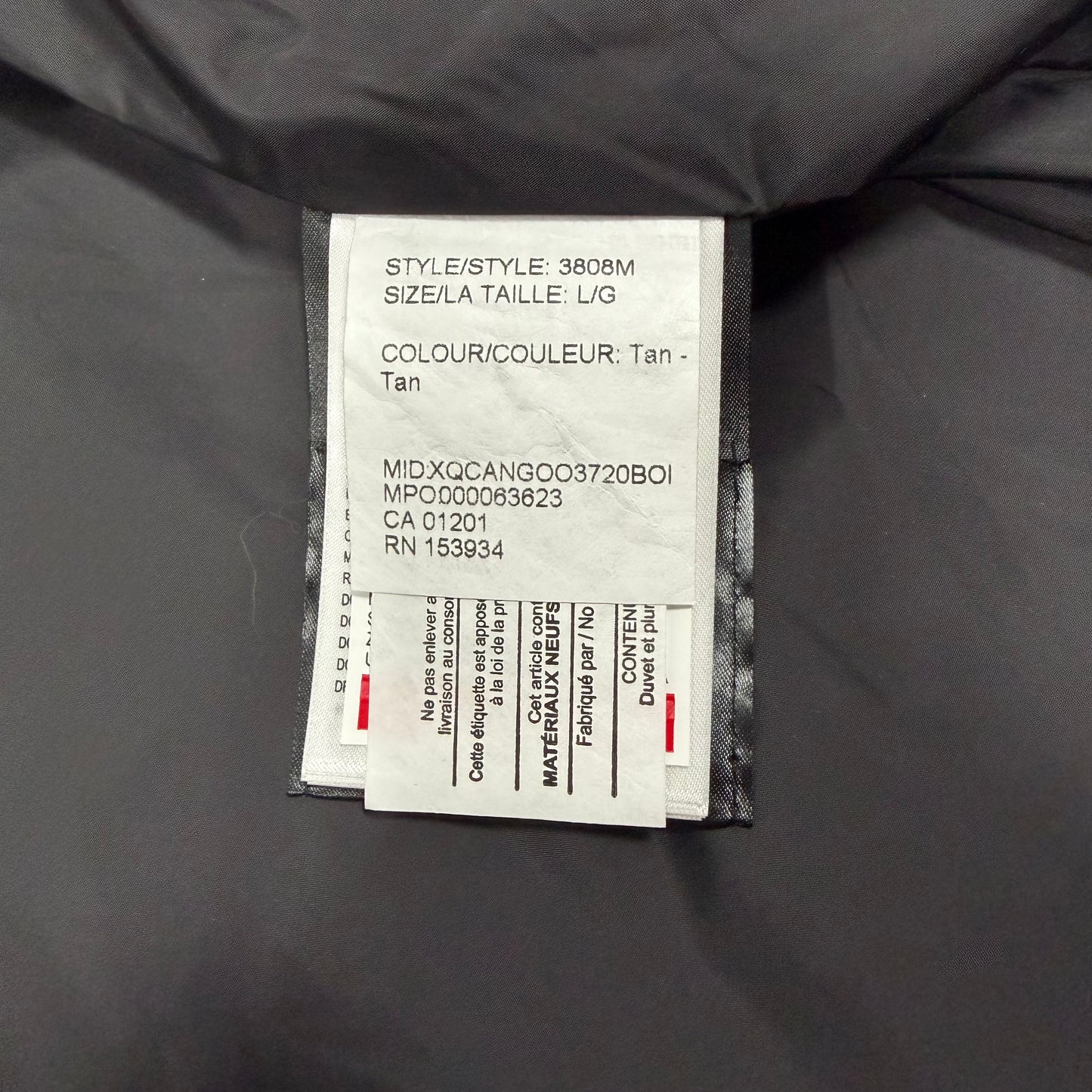 Wyndham Parka Heritage - Tan Large | Canada Goose