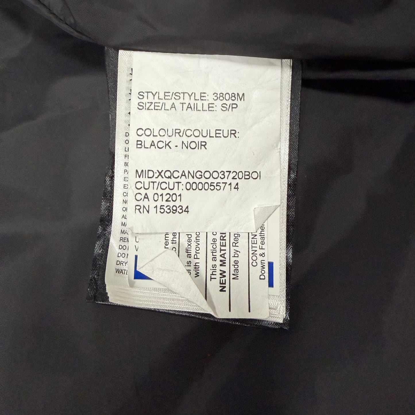 Wyndham Parka Heritage - Black S (Pre Owned) | Canada Goose