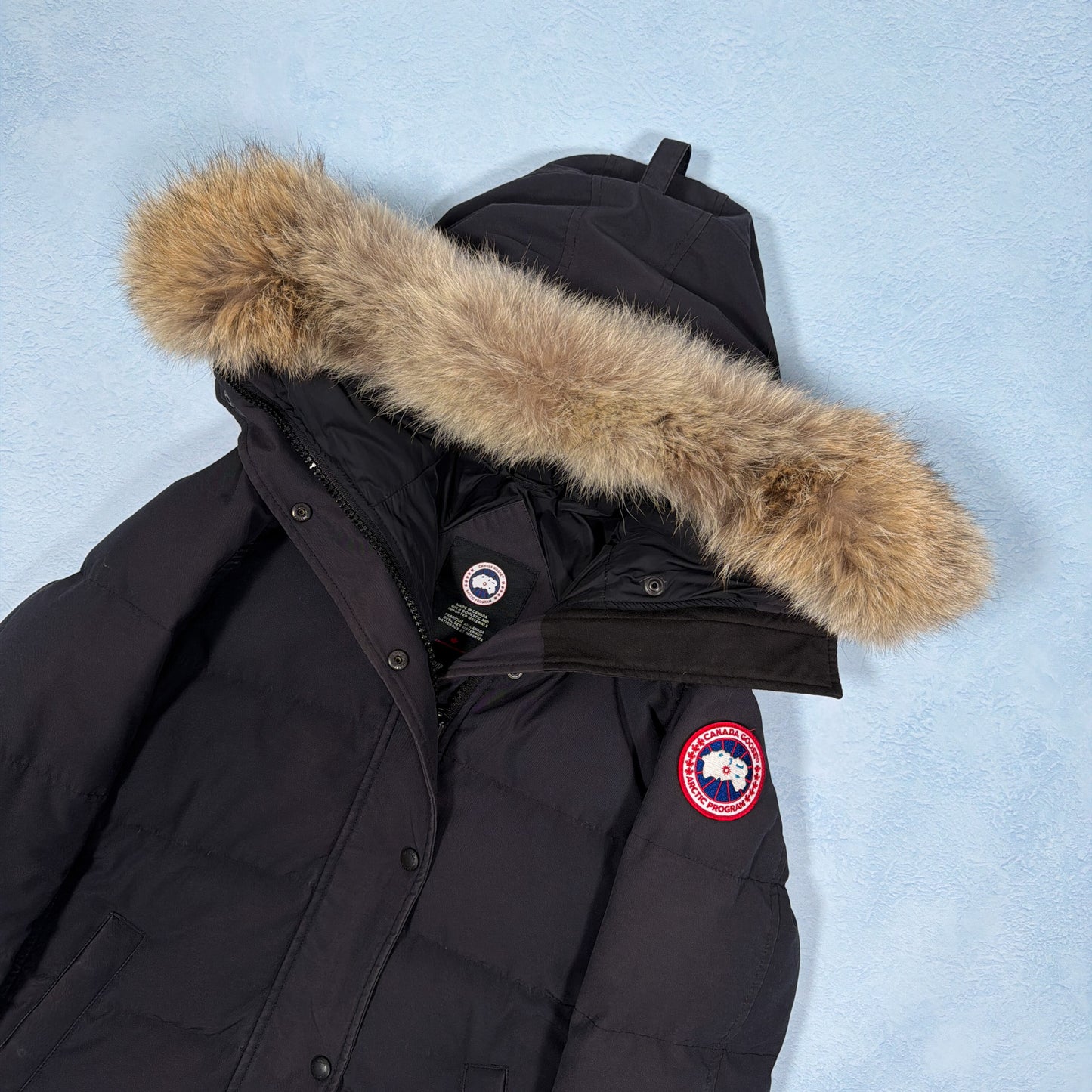 Shelburne Parka Heritage - Navy XS (Pre Owned) | Canada Goose