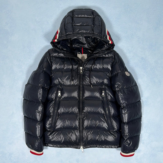 Alberic Down Jacket - Navy S/M (Pre Owned) | Moncler