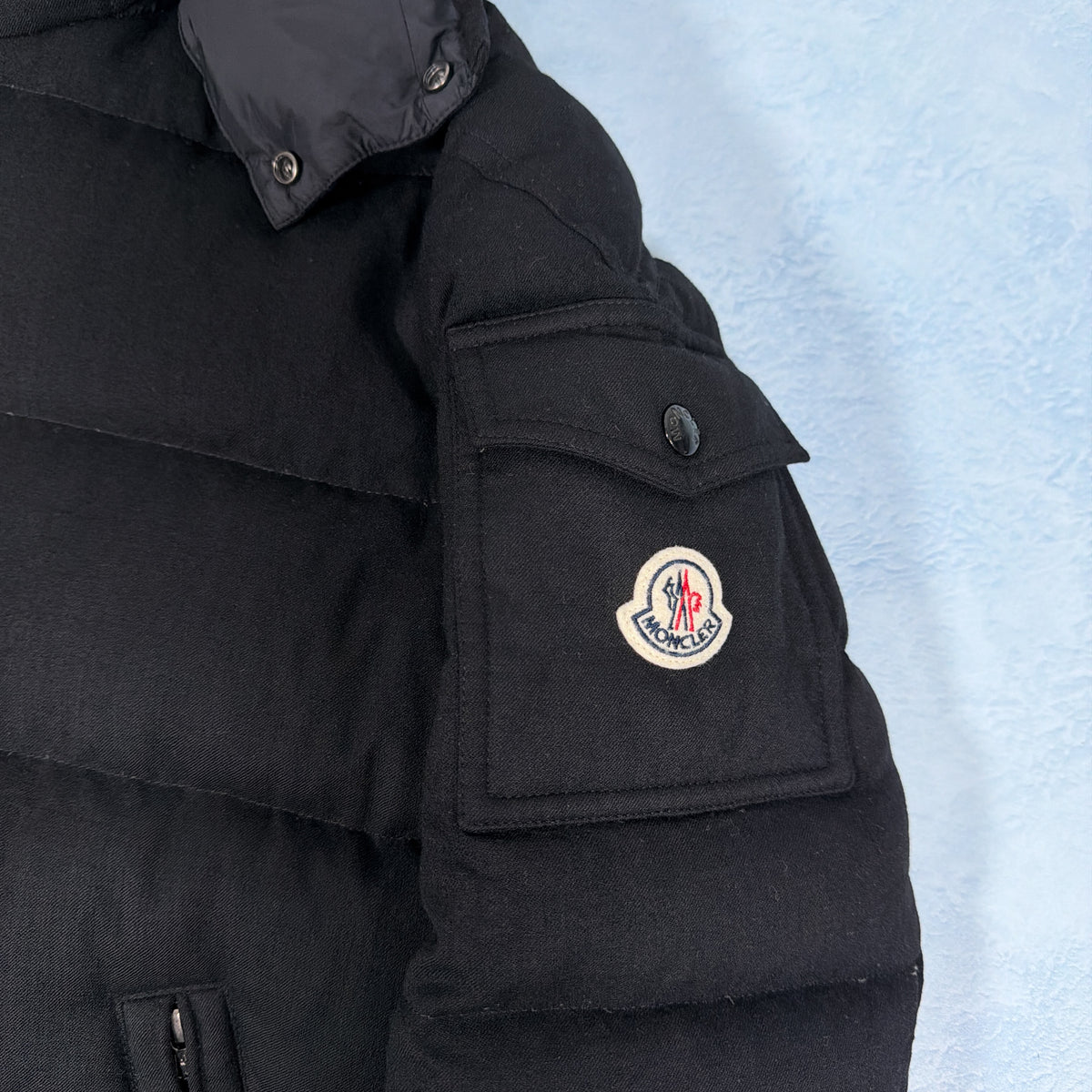 Montgenevre Down Jacket - Black S/M (Pre Owned) | Moncler