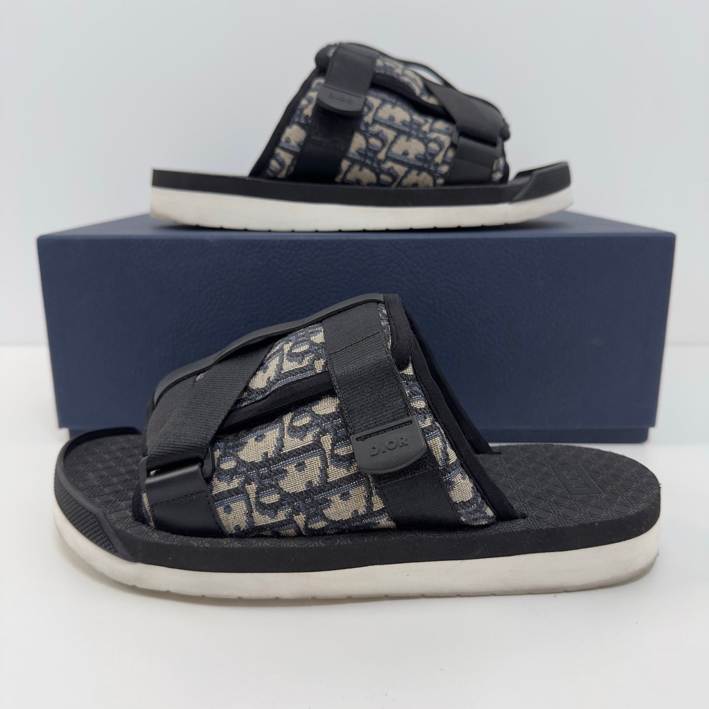 Dior Alpha Sliders - UK 8 Black