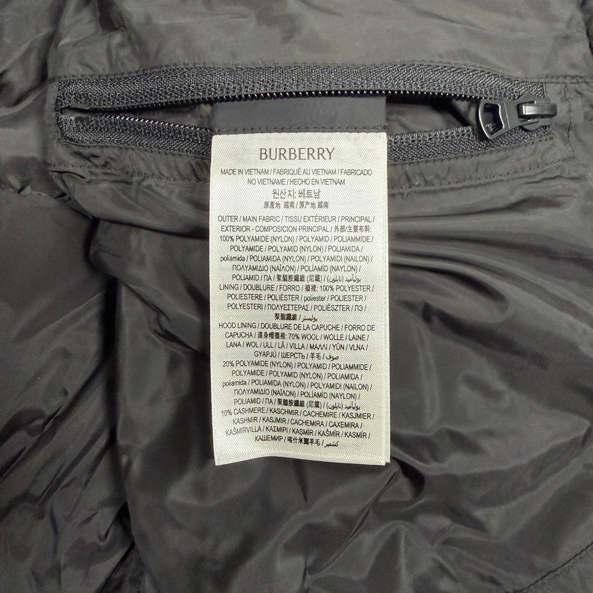 Halsby Down Puffer Jacket Black | Burberry