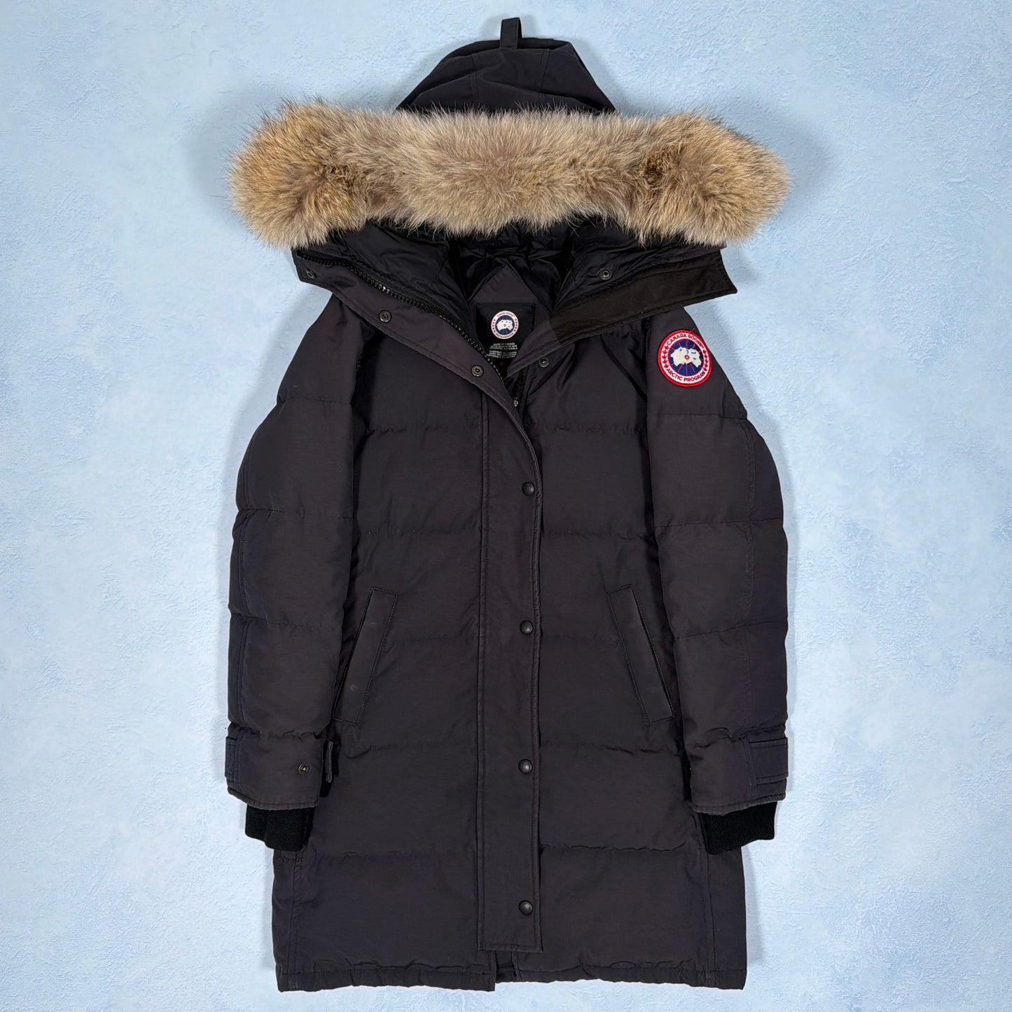 Shelburne Parka Heritage - Navy XS (Pre Owned) | Canada Goose