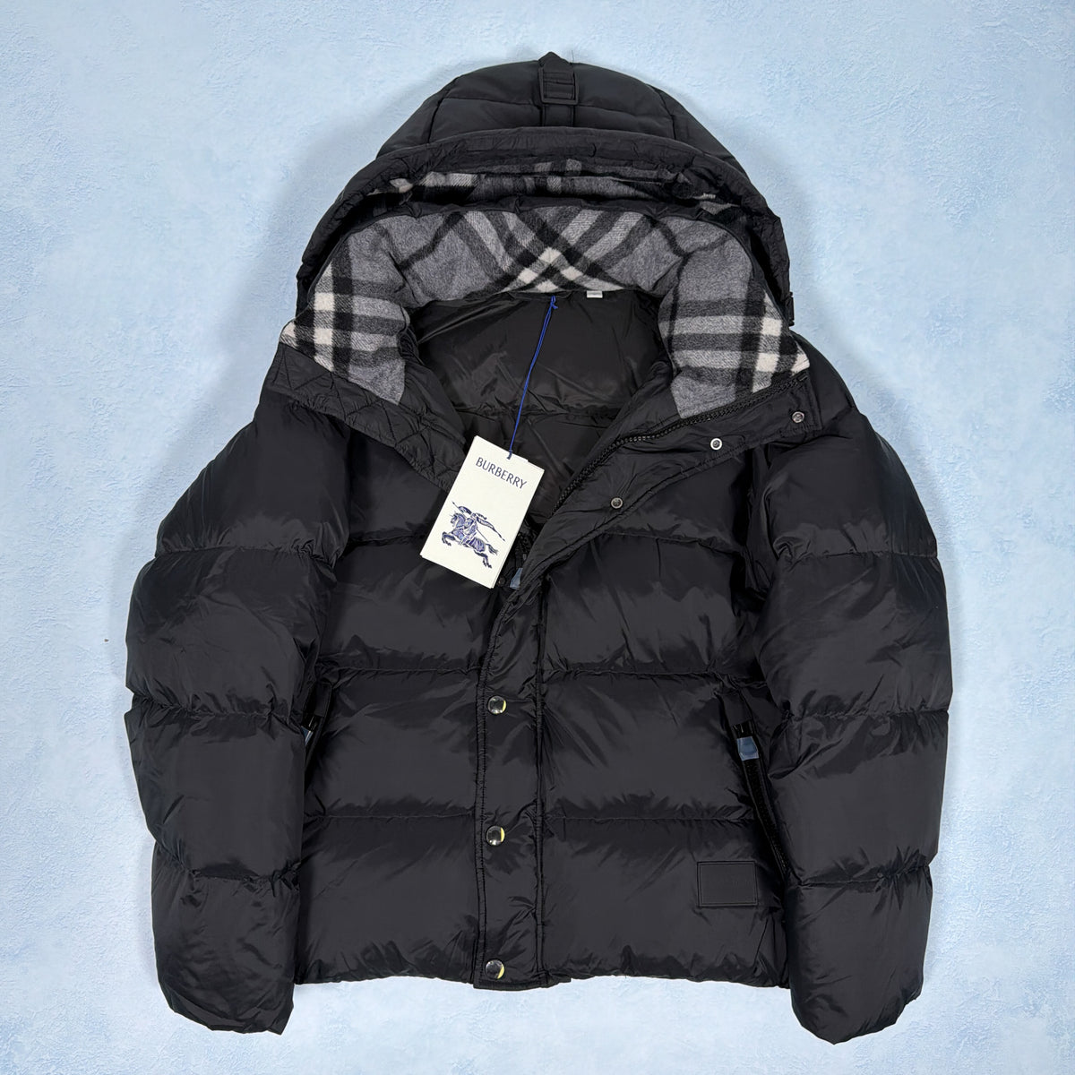 Halsby Down Puffer Jacket Black | Burberry