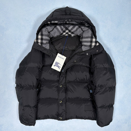 Halsby Down Puffer Jacket Black | Burberry