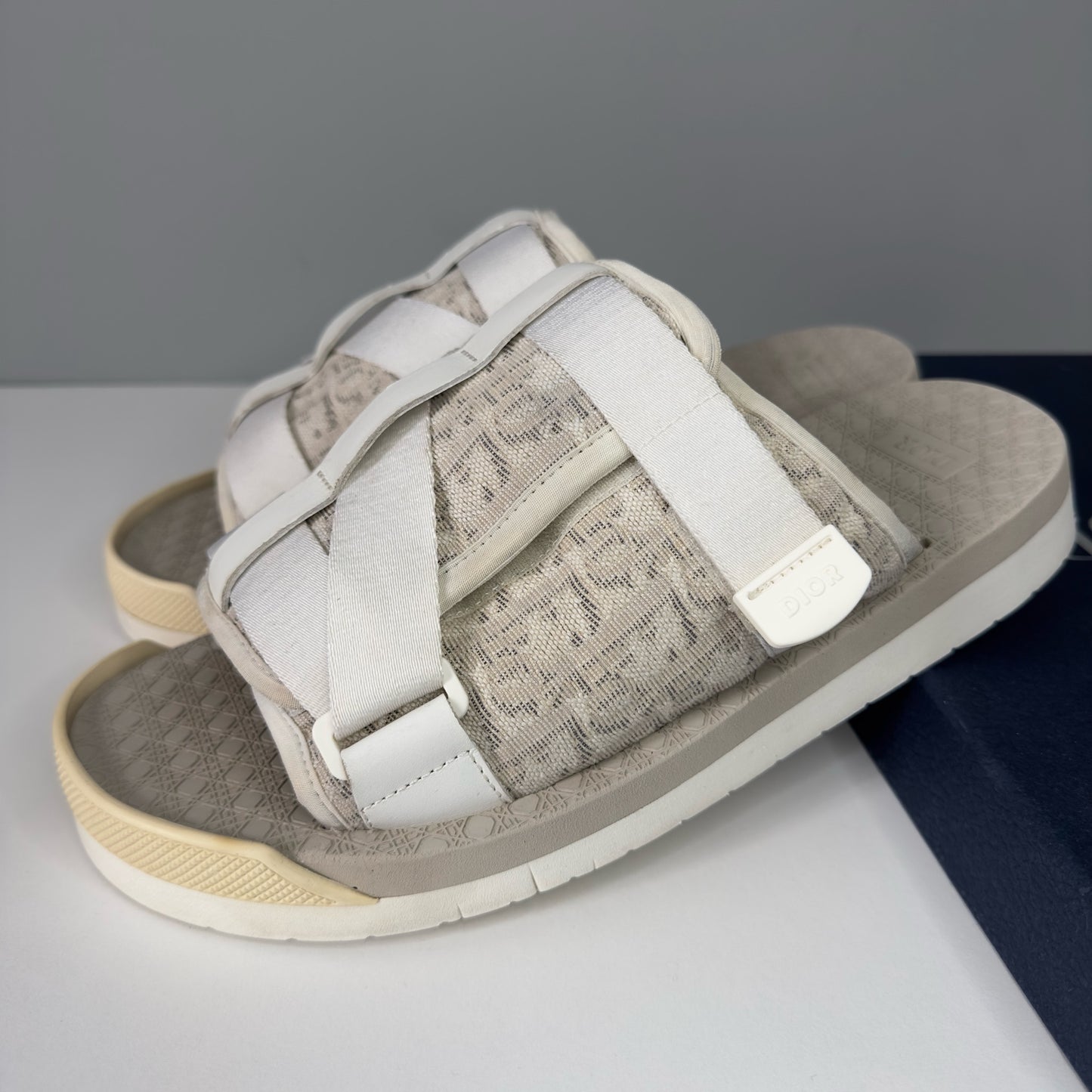Dior Alpha Sliders - UK 9 Beige