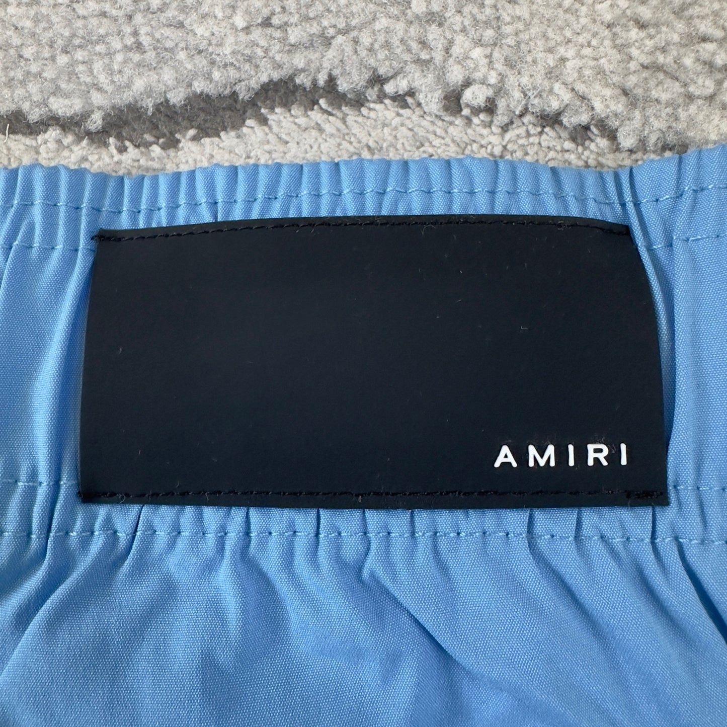 Amiri Ma Bar Logo Swim Shorts - Blue