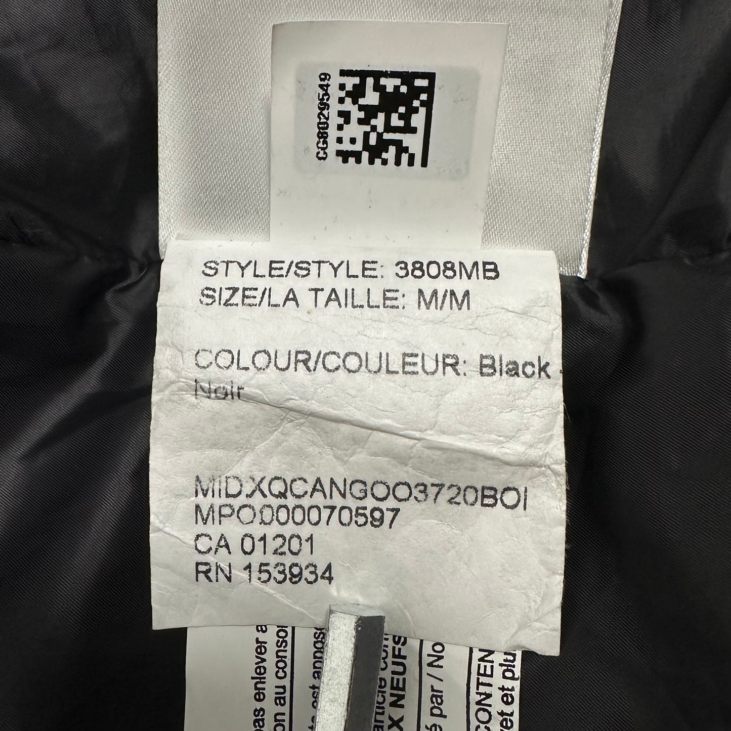 Wyndham Parka Heritage - Black M (Pre Owned) | Canada Goose
