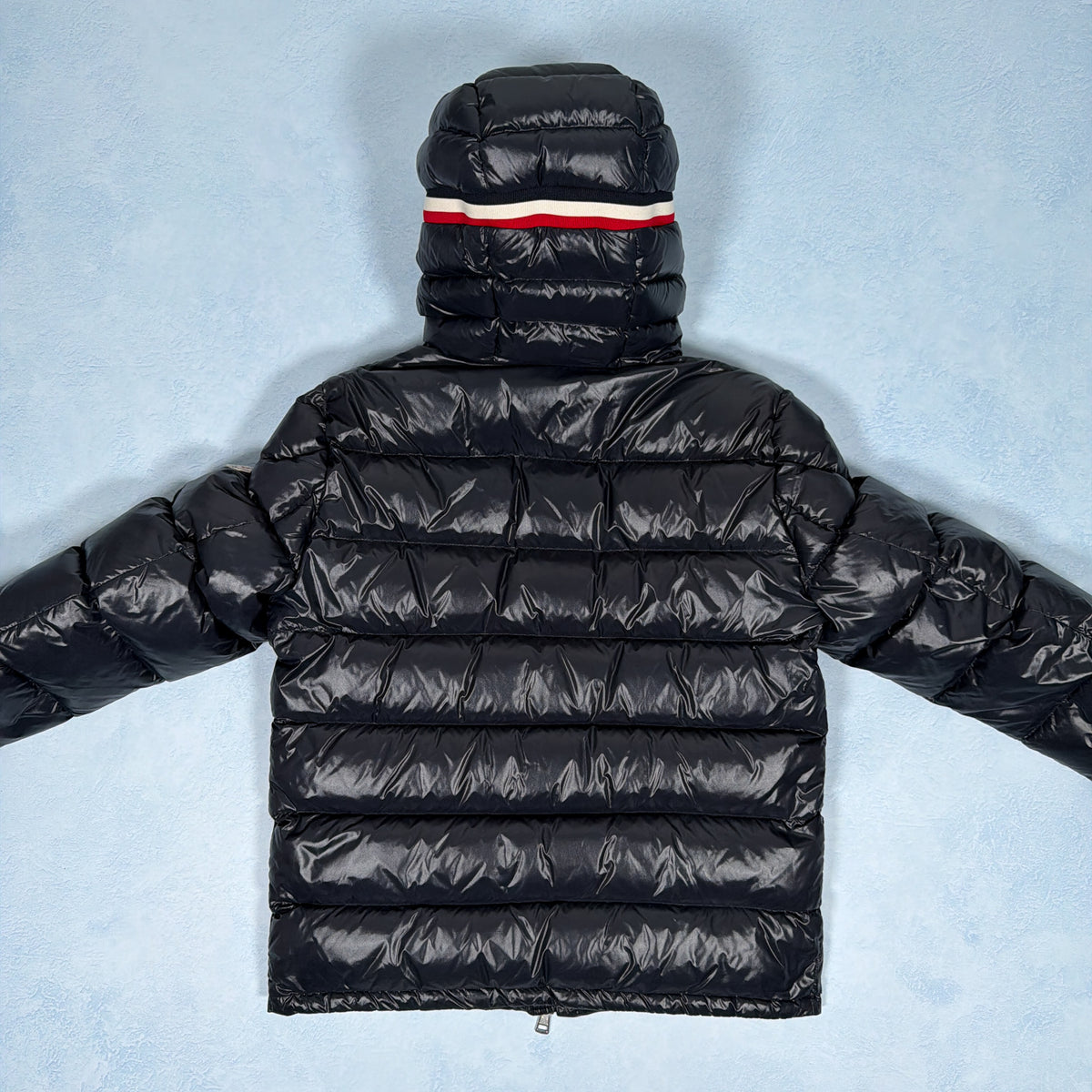 Alberic Down Jacket - Navy S/M (Pre Owned) | Moncler