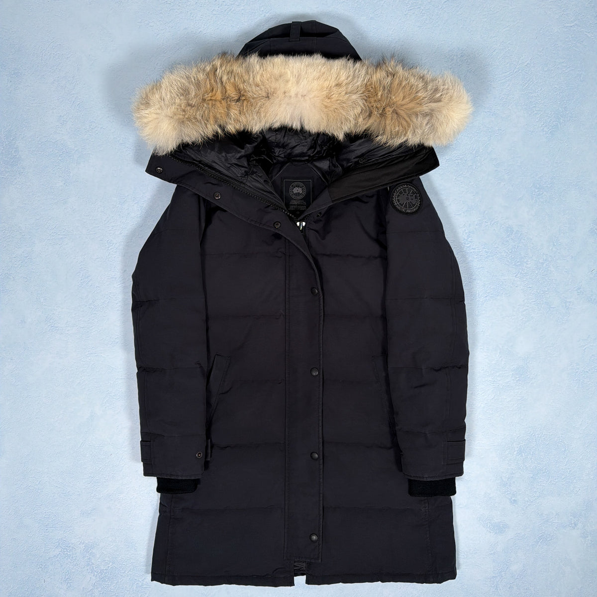 Shelburne Parka Heritage - Navy Black Label Medium (Pre Owned) | Canada Goose