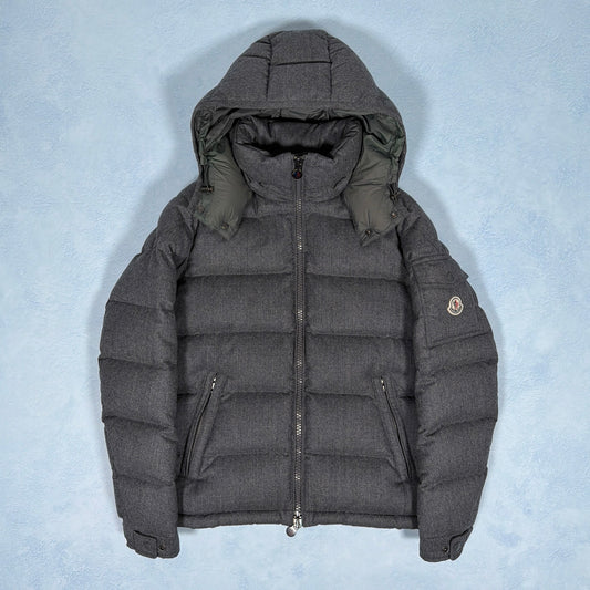 Montgenevre Down Jacket - Grey S/M (Pre Owned) | Moncler