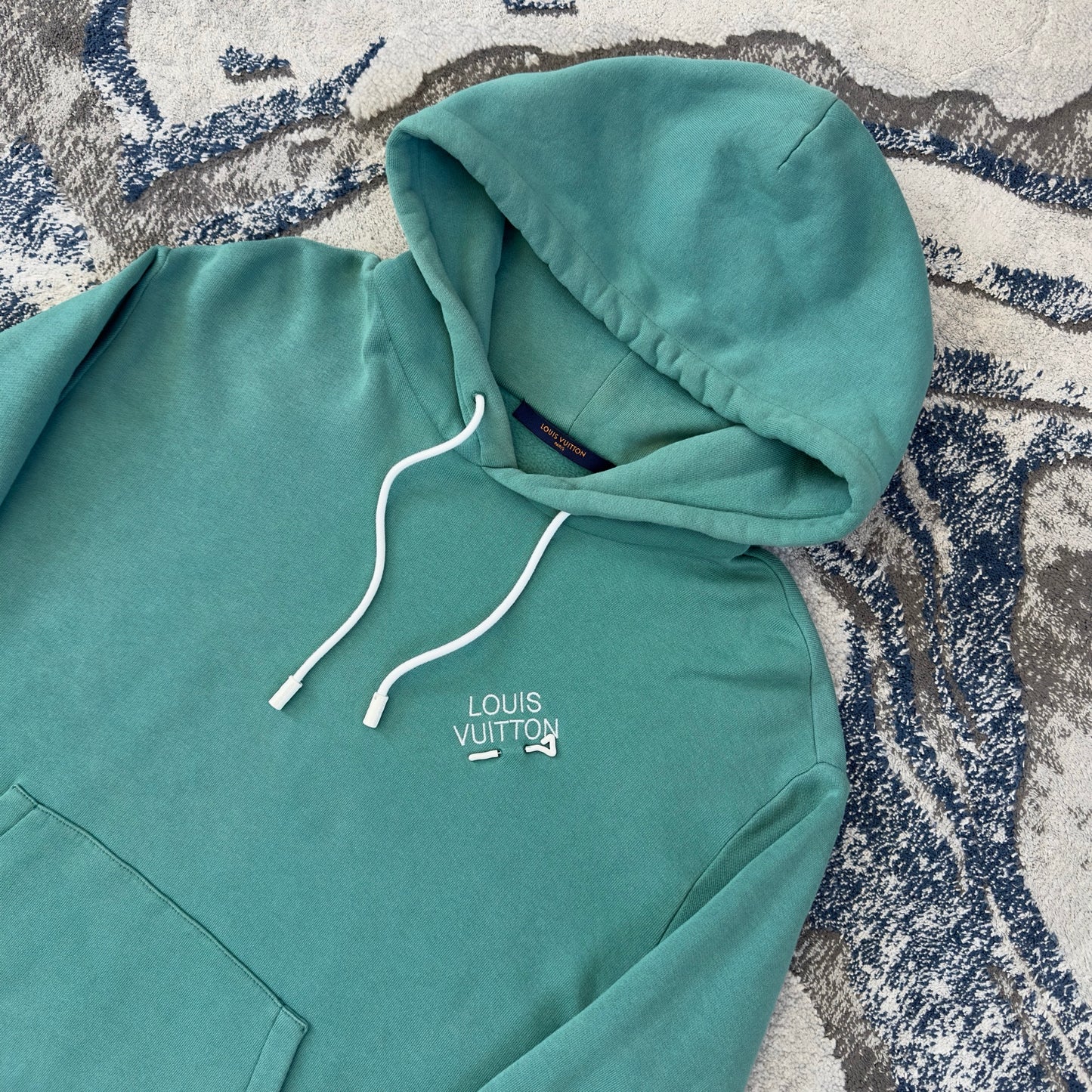 Louis Vuitton Pin Pullover Hoodie - Lake Green (M)