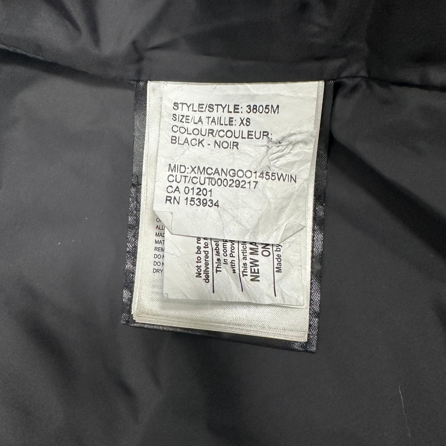 Carson Parka Heritage - Black XS (Pre Owned) | Canada Goose