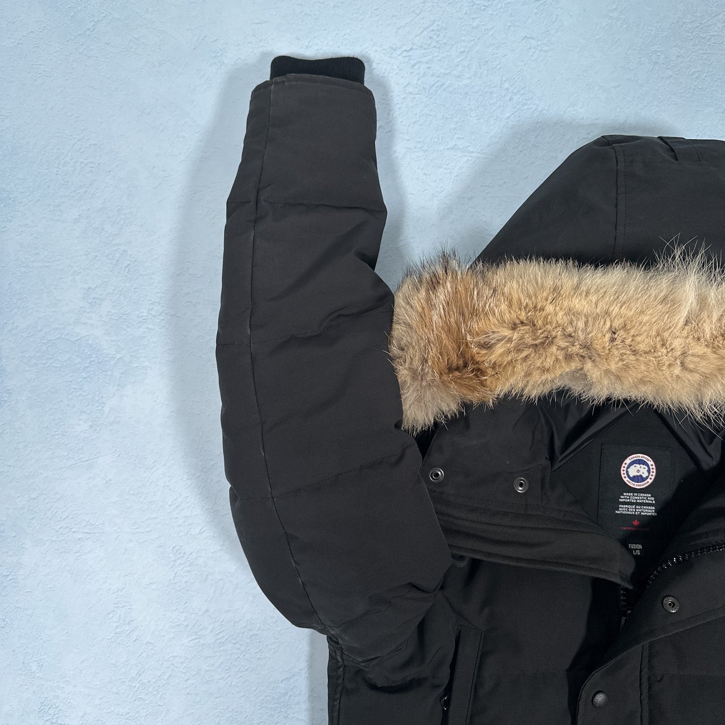 Wyndham Parka Heritage - Black L Fusion (Pre Owned) | Canada Goose