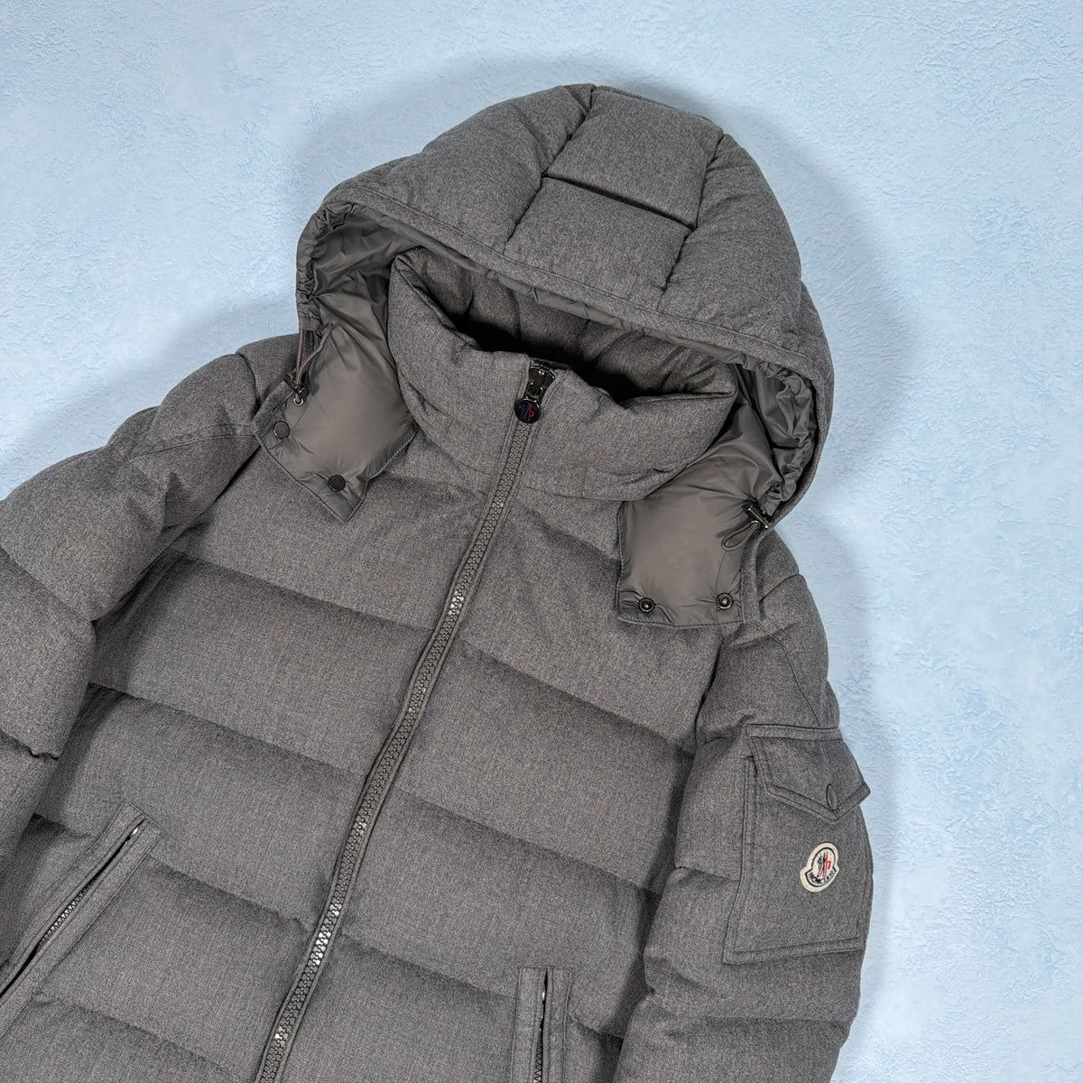Montgenevre Down Jacket - Grey S/M (Pre Owned) | Moncler