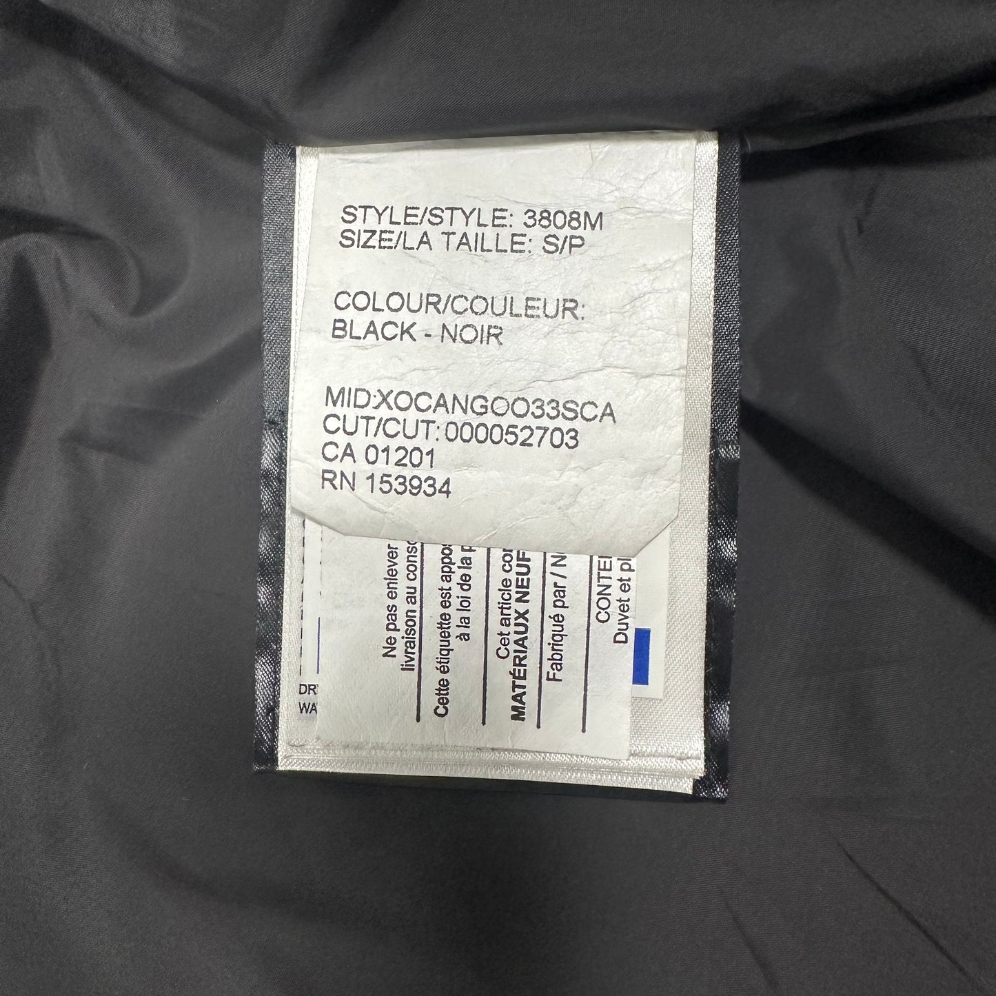 Wyndham Parka Heritage - Black S (Pre Owned) | Canada Goose