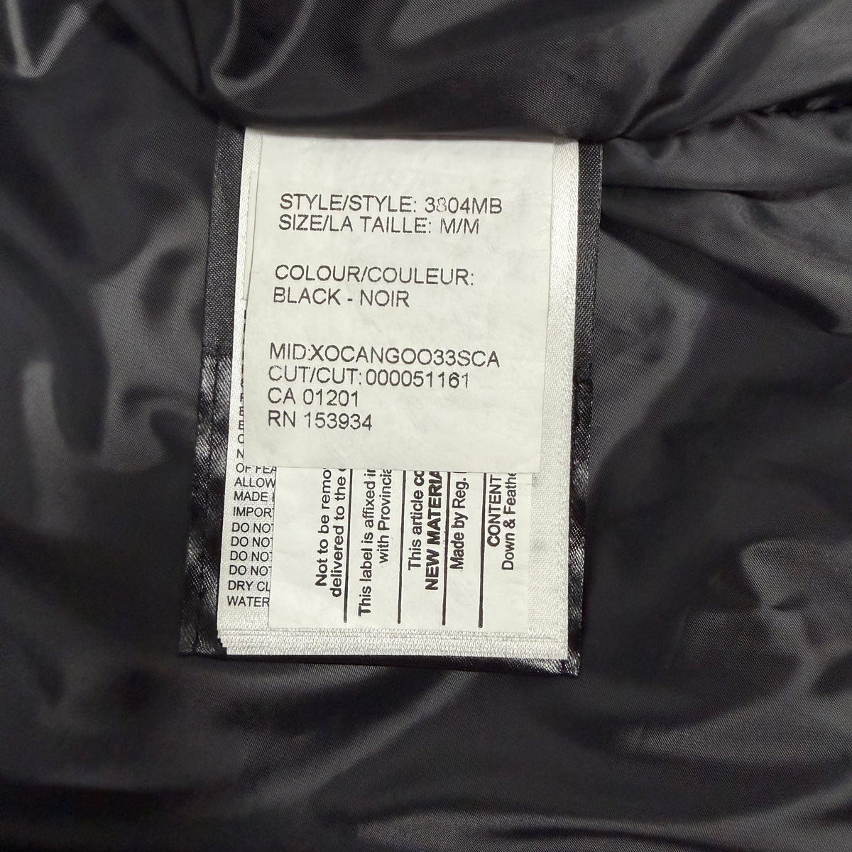 MacMillan Parka - Black Medium Black Label (Pre Owned) | Canada Goose