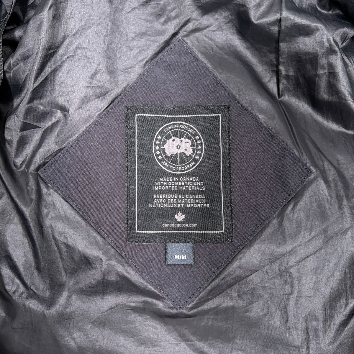 Shelburne Parka Heritage - Navy Black Label Medium (Pre Owned) | Canada Goose