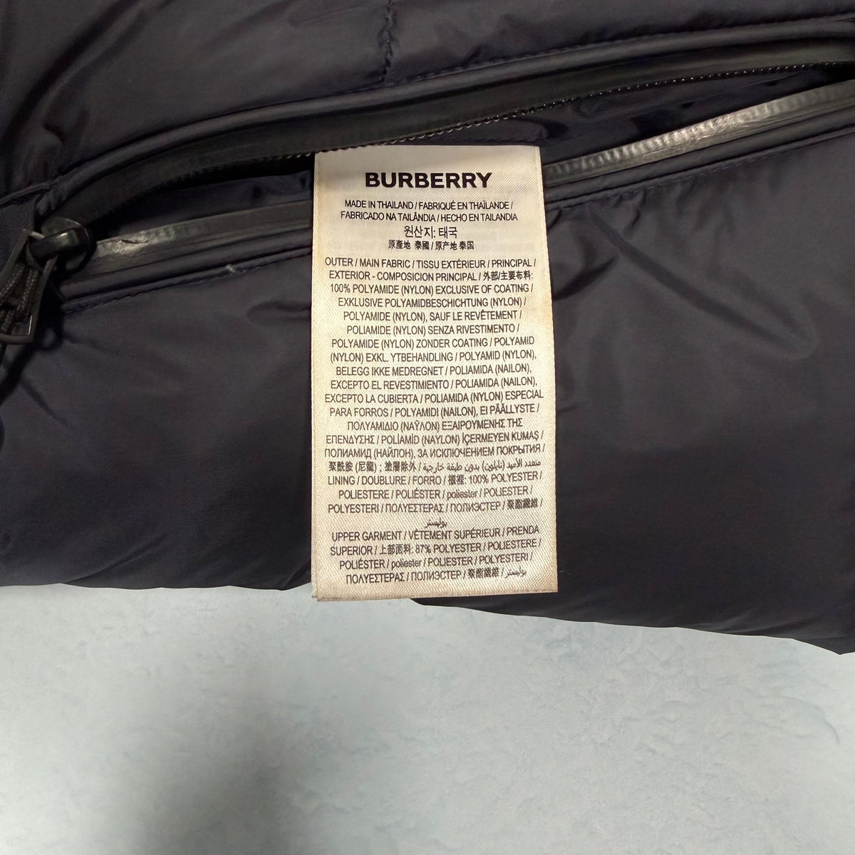 Lockwell Puffer / Gilet - Navy Small (Pre Owned) | Burberry (Copy)