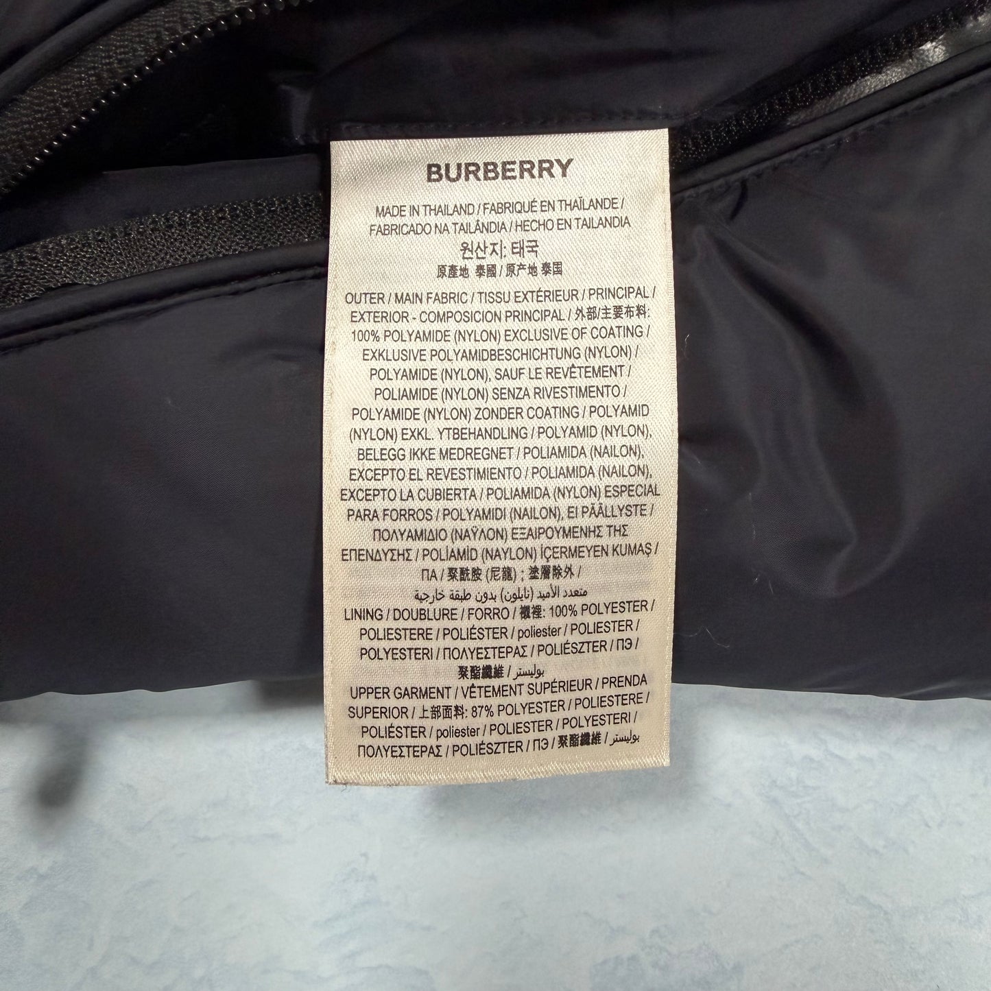 Lockwell Puffer / Gilet - Navy XS (Pre Owned) | Burberry