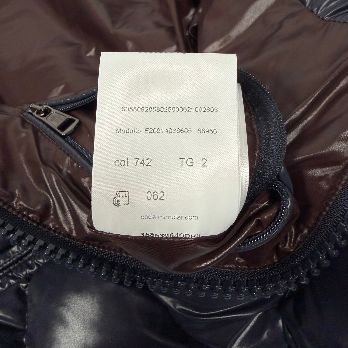 Maya Down Jacket - Navy S/M (Pre Owned) | Moncler