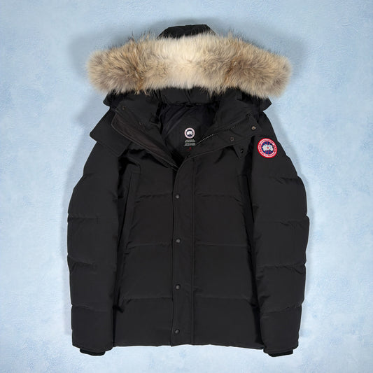 Wyndham Parka Heritage - Black XL (Pre Owned) | Canada Goose