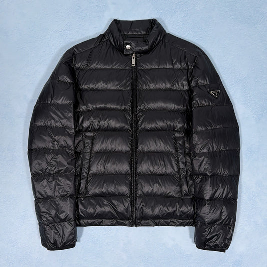Prada Milano Down Jacket - Black Small (Pre Owned)